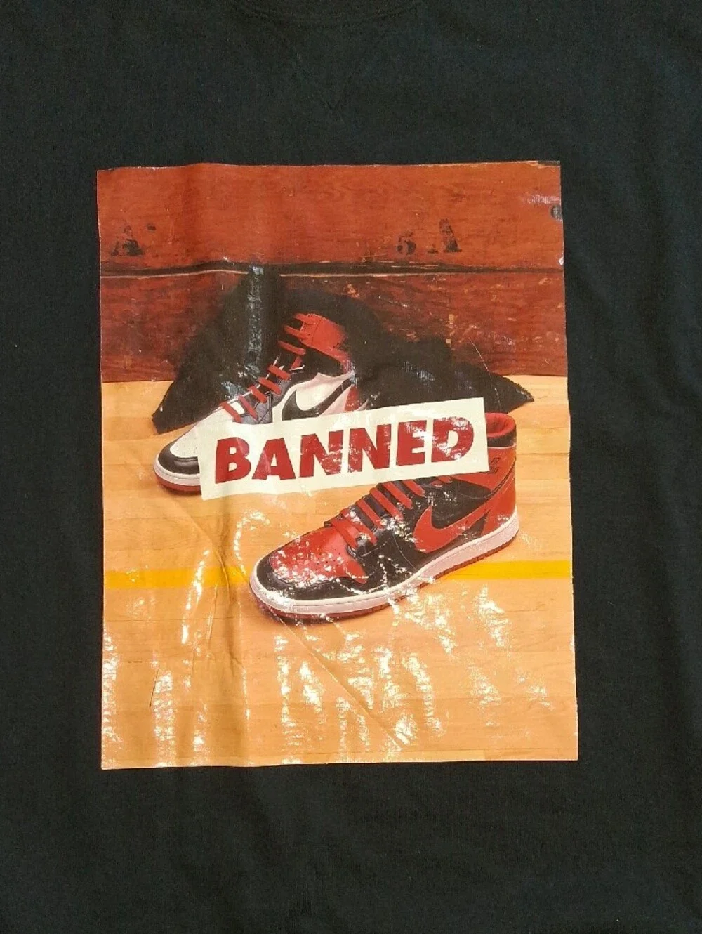 Vintage Men's Jordan Banned 1 Graphic T-Shirt